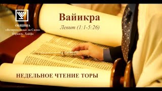 Вайикра (Левит 1:1 – 5:26)